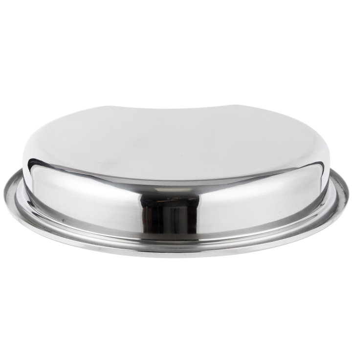 6-quart replacement stainless steel food pan for Intrigue® round induction chafer