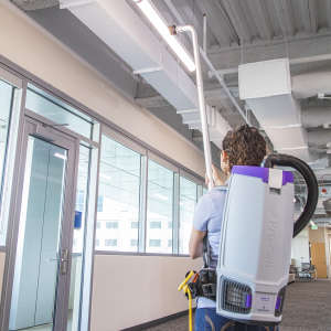 ProTeam, GoFit 10, w/ Xover Multi-Surface Two-Piece Wand Tool Kit, 14", Backpack Vacuum