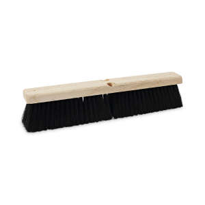 Boardwalk, 18in, Floor Brush Head, Polypropylene Bristles, Black