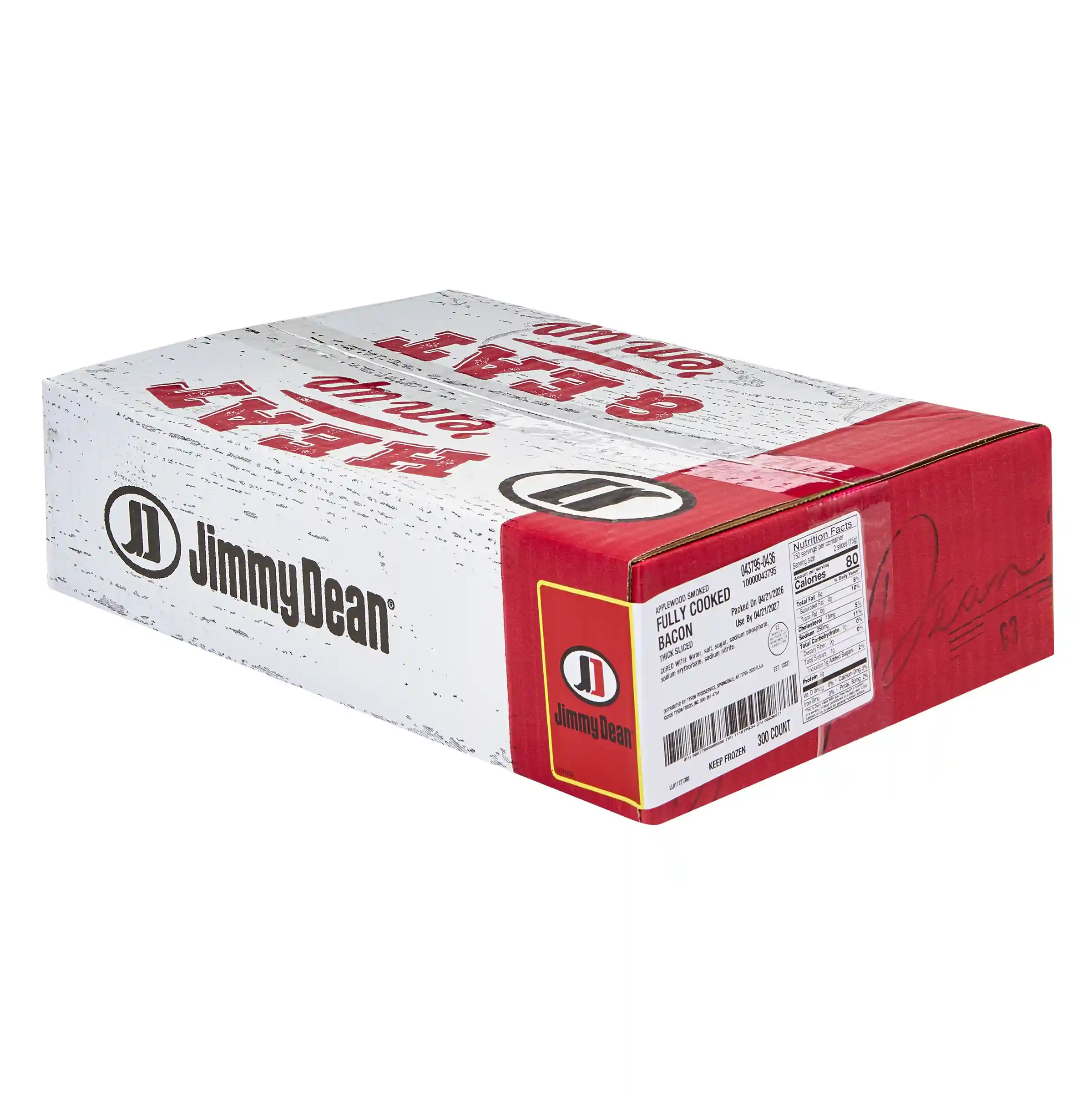 Jimmy Dean® Fully Cooked Applewood Smoked Thick Bacon Slices_image_5