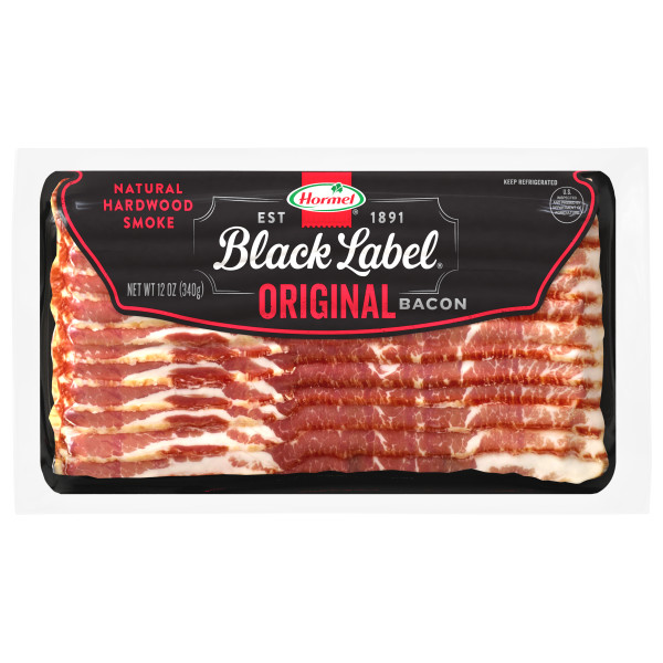 HORMEL(r) BLACK LABEL(r) Bacon 16/12 oz . C1N1 - Front No Plunge In Package (Hi Res)