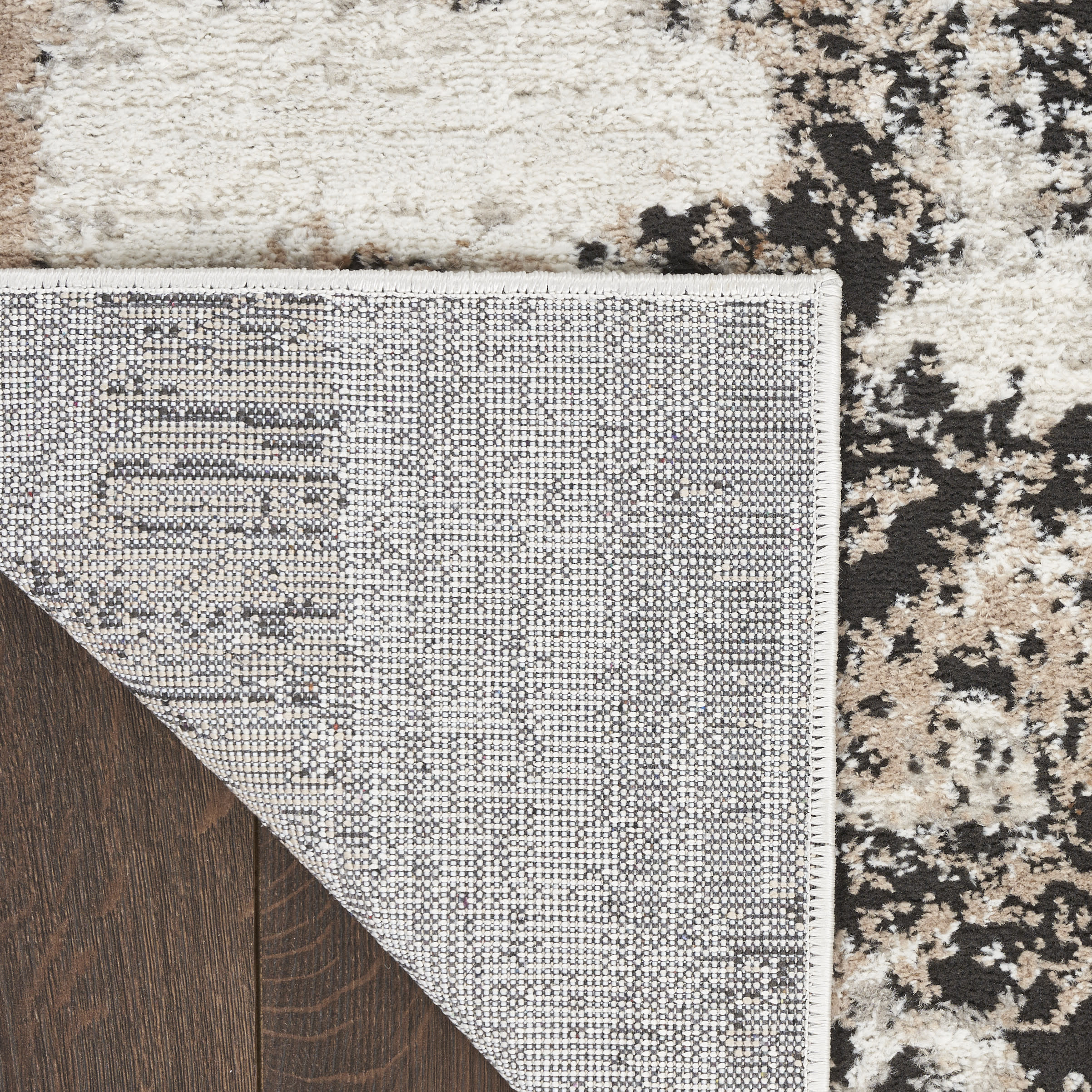 Calvin Klein CK029 Captivating 5'3" x 7'3" Cream Beige Modern Indoor Rug