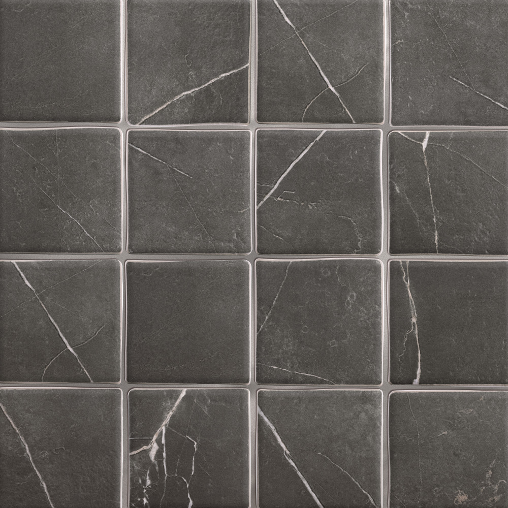 Istanbul Night 4-3/4 in. x 4-3/4 in. Porcelain Floor and Wall Tile