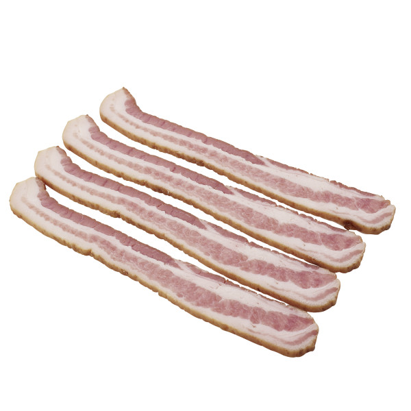 OLD SMOKEHOUSE(r) Bacon, Pecanwood Smoked, 9/13 slice, 2/10lb GCF . C1C0 - Front Center Out of Package (Hi Res)