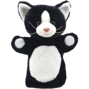 Puppet Buddies, Cat, Black & White