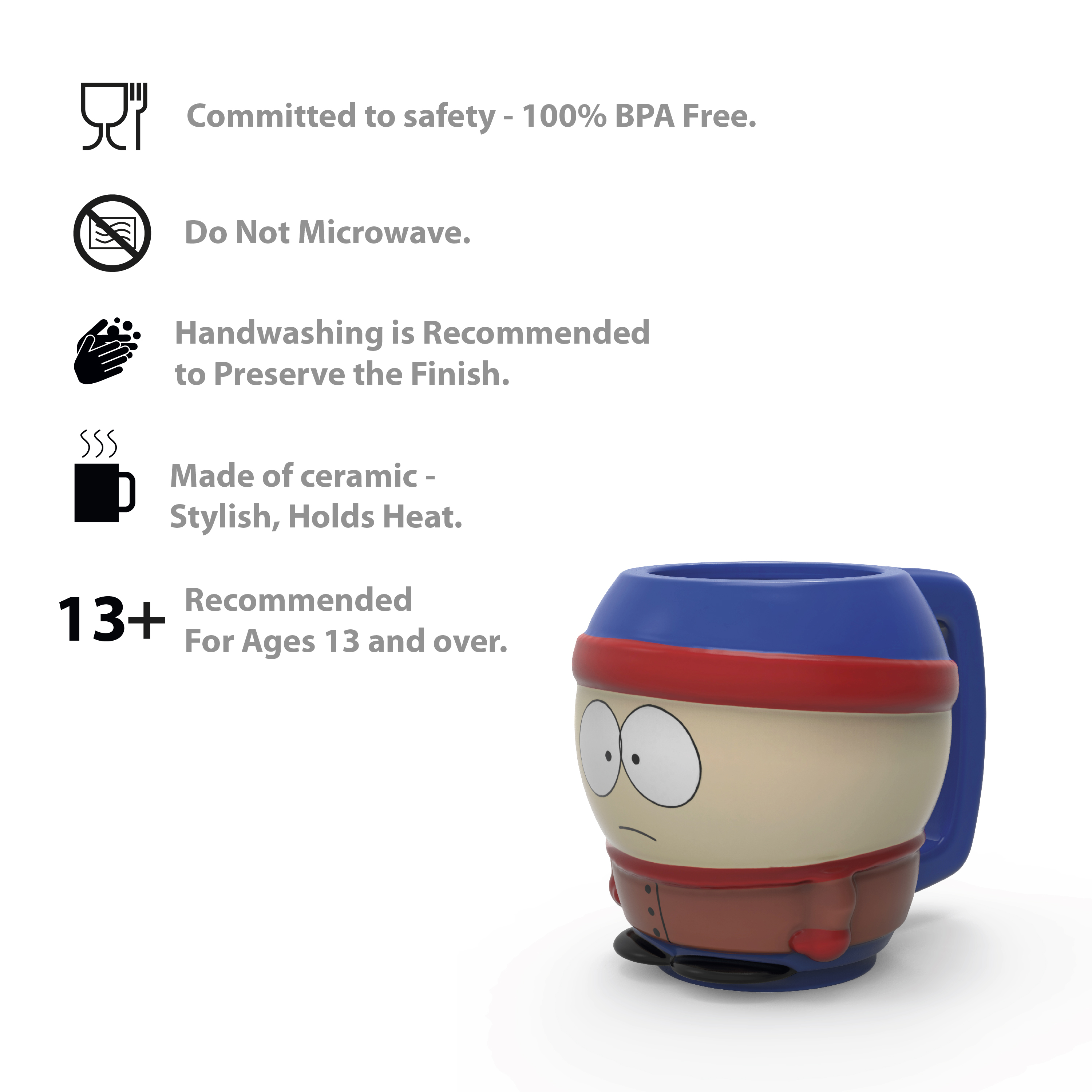 South Park 16 ounce Ceramic Coffee Mug, Eric slideshow image 7 South Park 16 ounce Ceramic Coffee Mug, Eric slideshow image 7