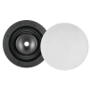 VX86R SST 8″ ROUND SINGLE STEREO SPEAKER W/ WHITE MICRO TRIM GRILLE (1 EACH)
