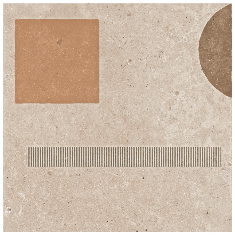 Adagio Decor Element 9-3/4 in. x 9-3/4 in. Porcelain Floor and Wall Tile