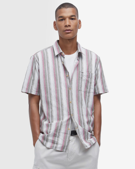 Camicia Lipton a maniche corte con motivo a righe