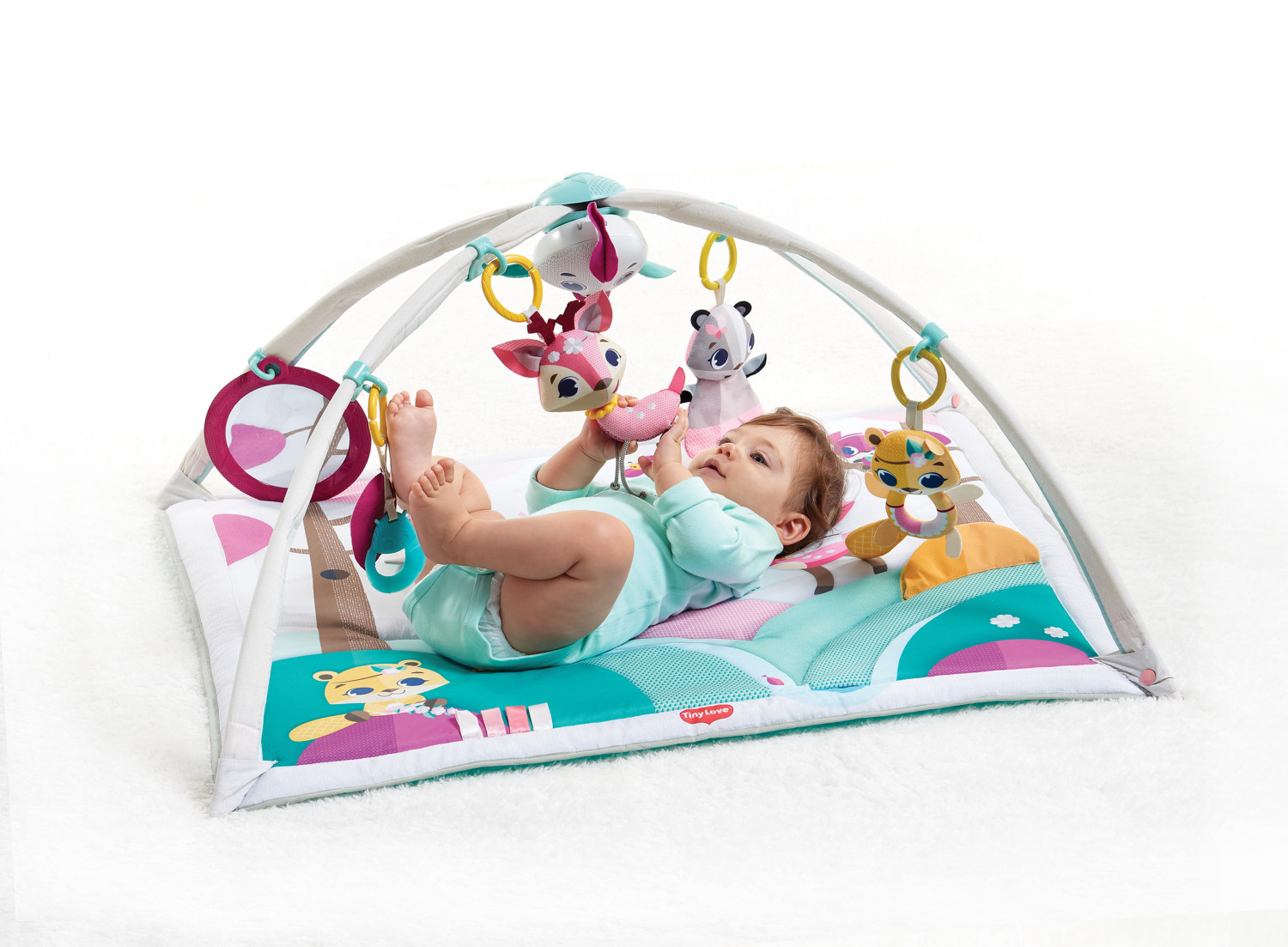 Tiny Love Gymini Deluxe Activity Gym Play Mat, Into the Forest | eBay