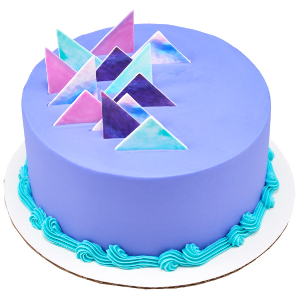 Watercolor Triangles Sweet Décor® Printed Edible Decorations