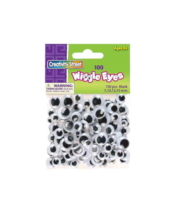 Wiggle Eyes Packs, Black,...