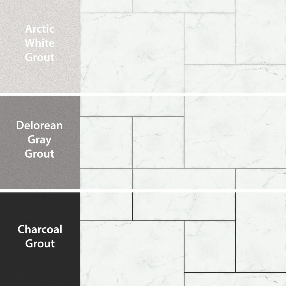 Timeless Calacatta Natural Modular 39-3/8 in. x 39-3/8 in. Porcelain Floor and Wall Tile