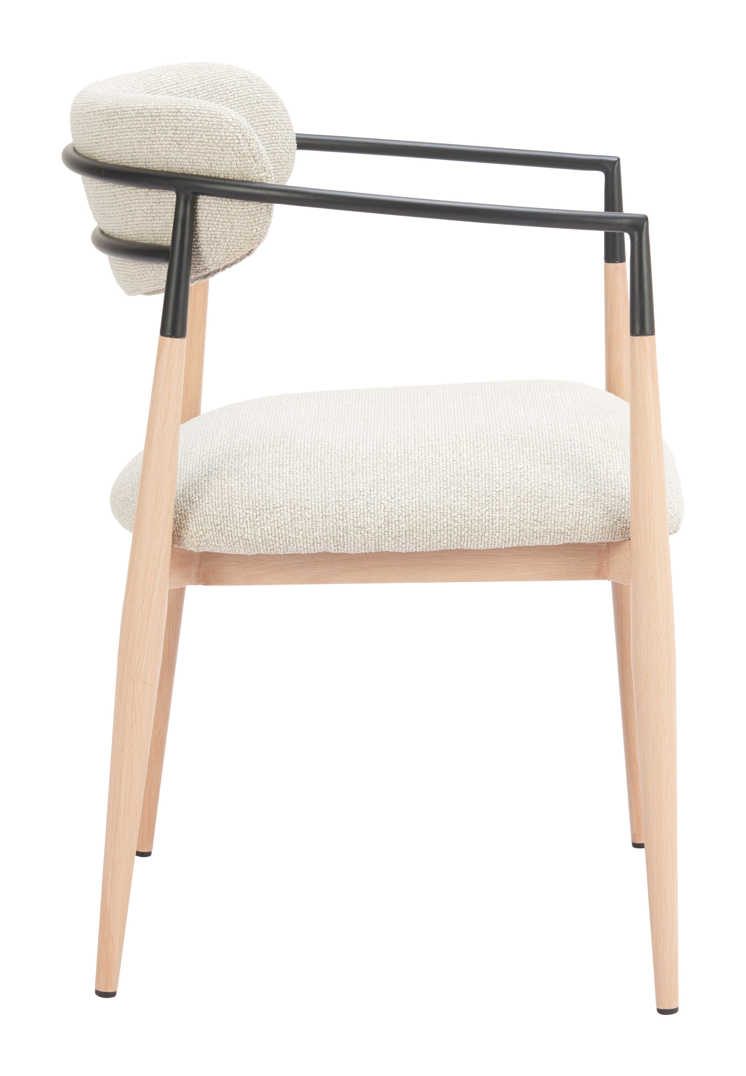 Equinox Dining Chair Oyster Gray & Natural product image