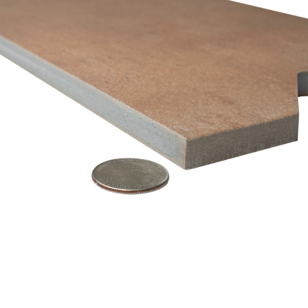 Argile Losanga Ferrara 7 in. x 17-5/8 in. Porcelain Floor and Wall Tile