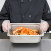 Half-size 4-inch-deep Super Pan® heavy-duty stainless steel transport pan