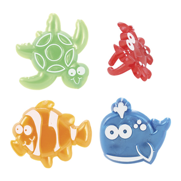 Beach Cuties Cupcake Rings