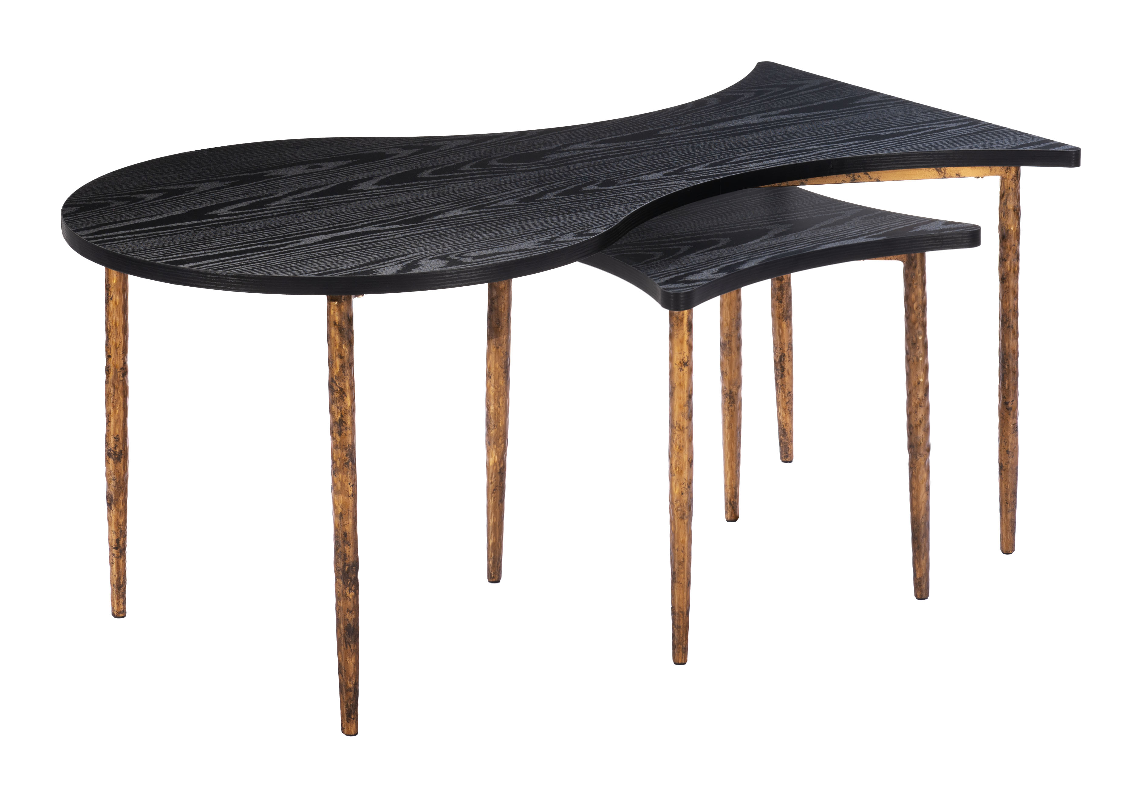 Norden Coffee Table Set (2-Piece) Black & Bronze product image
