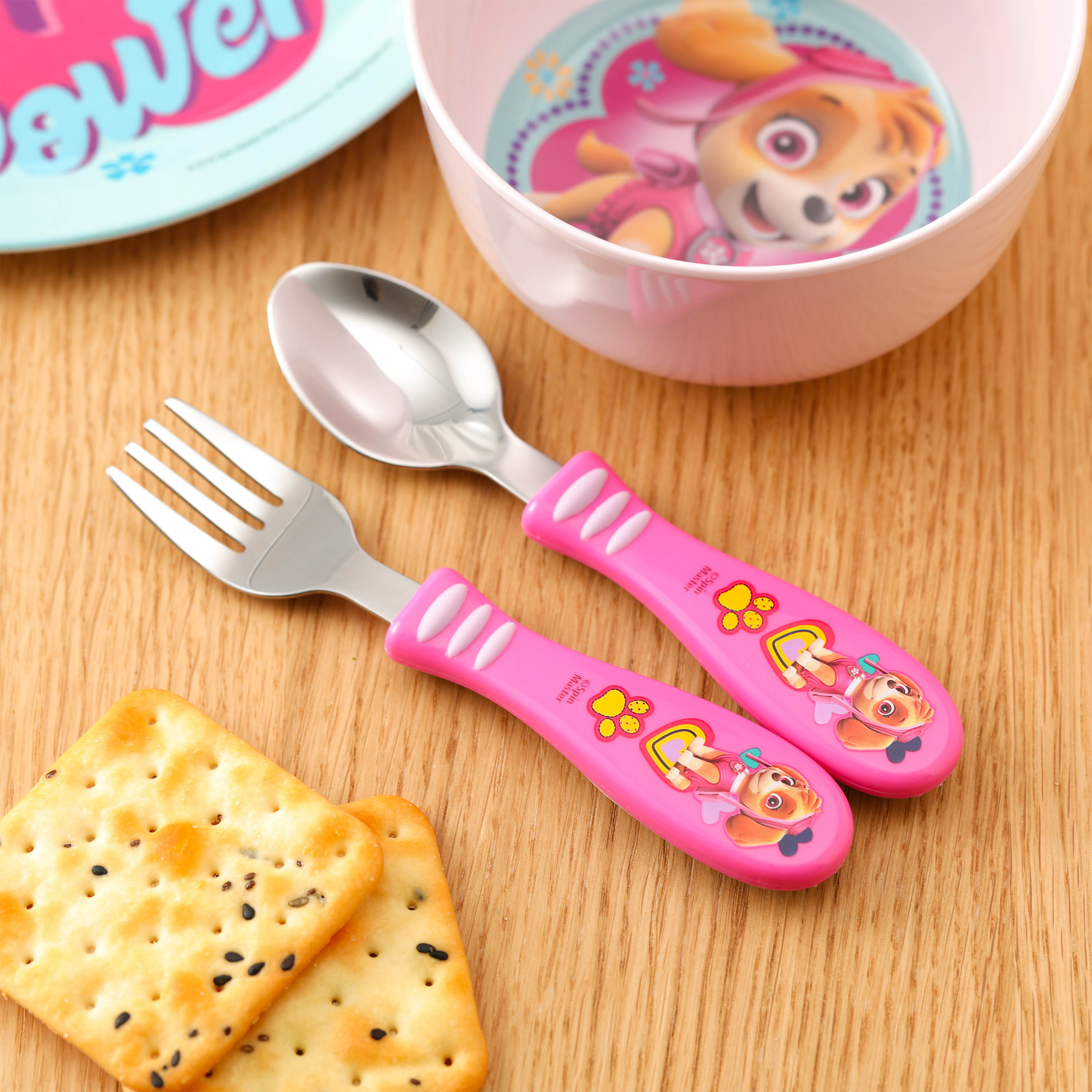Paw Patrol Dinnerware Set, Skye and Everest, 5-piece set slideshow image 3 Paw Patrol Dinnerware Set, Skye and Everest, 5-piece set slideshow image 3