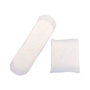 Hospeco, Traditional Regular Maxi Pad, Individually Wrapped, Generic Packaging, 250/Case