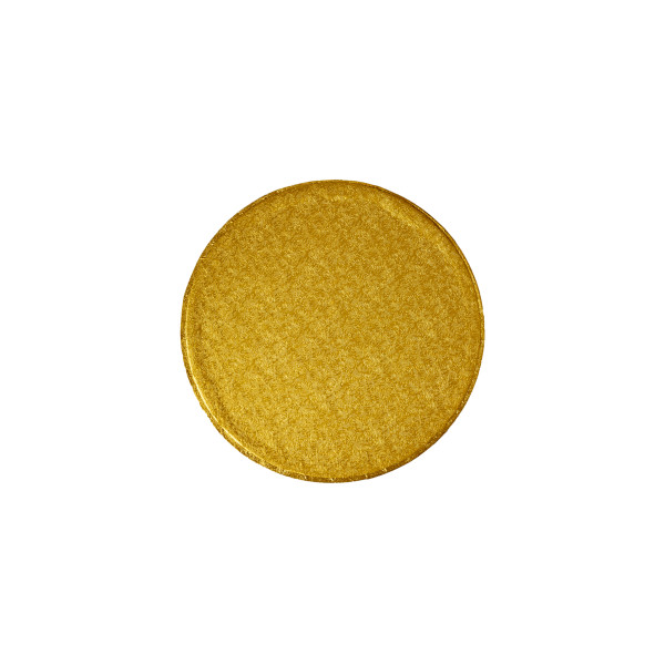 10" Round Gold Foil Cake Board