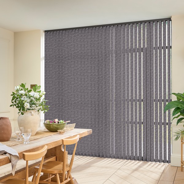 Etta Aubergine Vertical blind