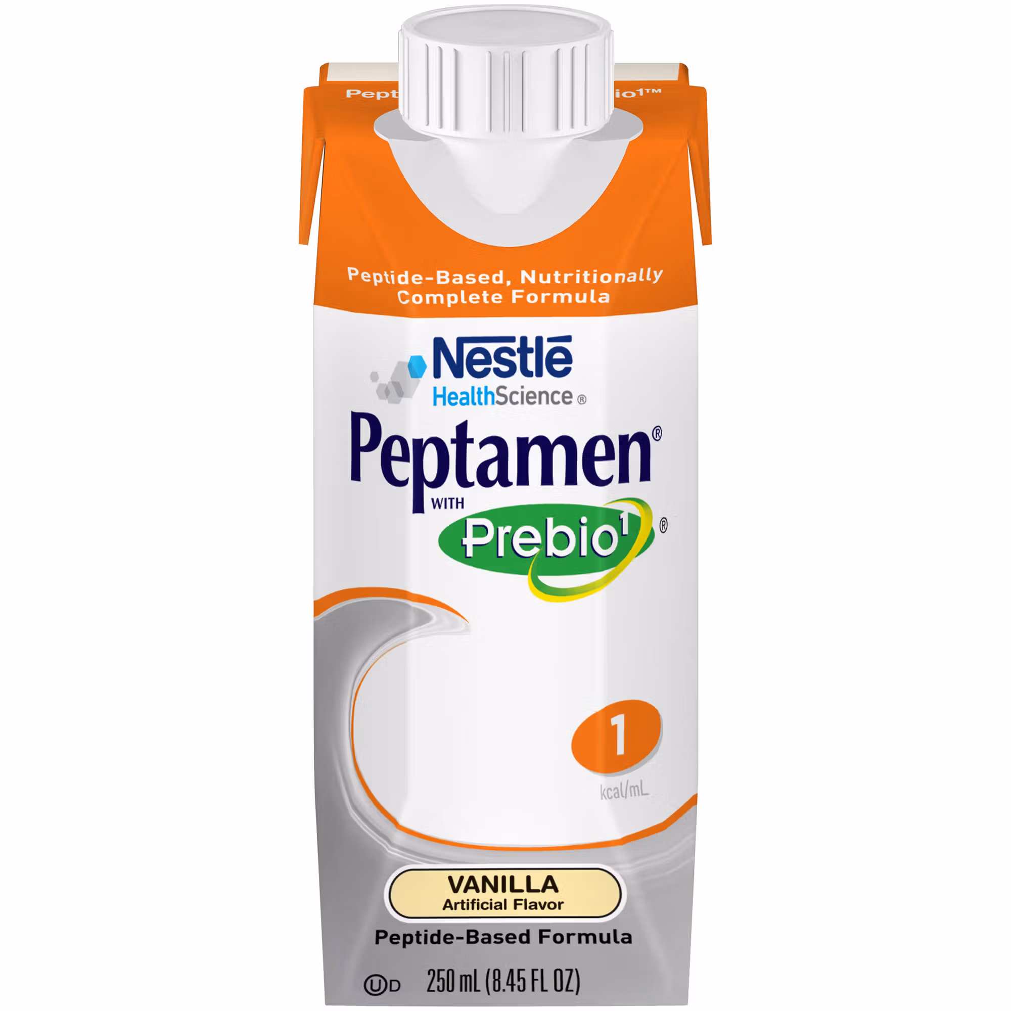 Peptamen® with Prebio 1™ Vanilla Peptide-Based Formula, 250 mL Carton