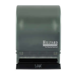Hillyard, Mechanical Roll Towel Dispenser, Black Translucent