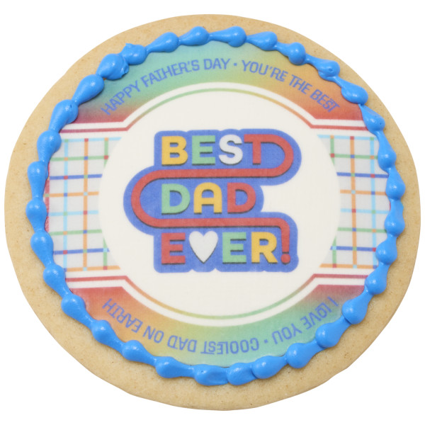 Best Dad Ever PhotoCake® Edible Image®