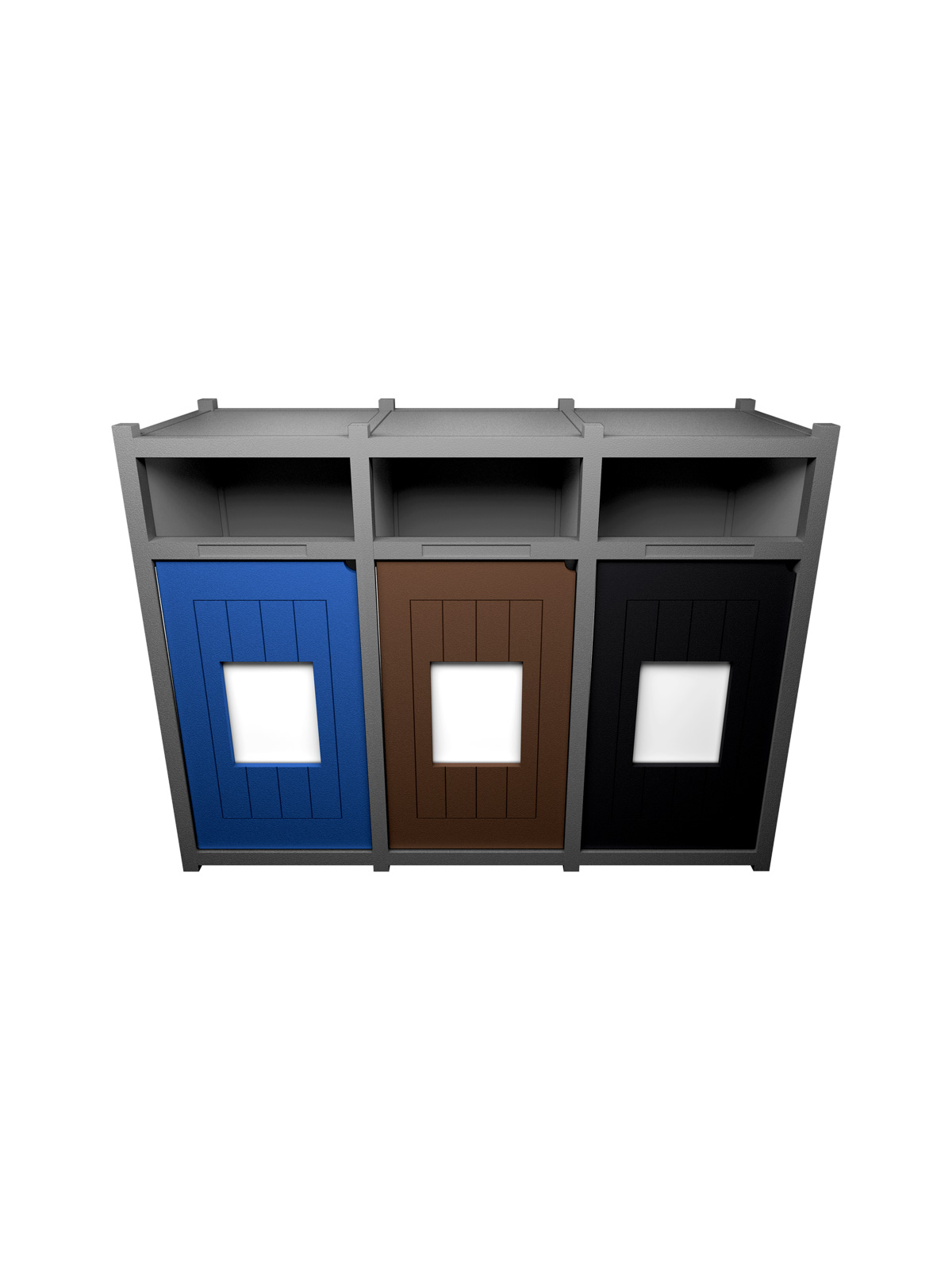 VISION – Triple – Unit – Full – Grey-Blue-Brown-Black