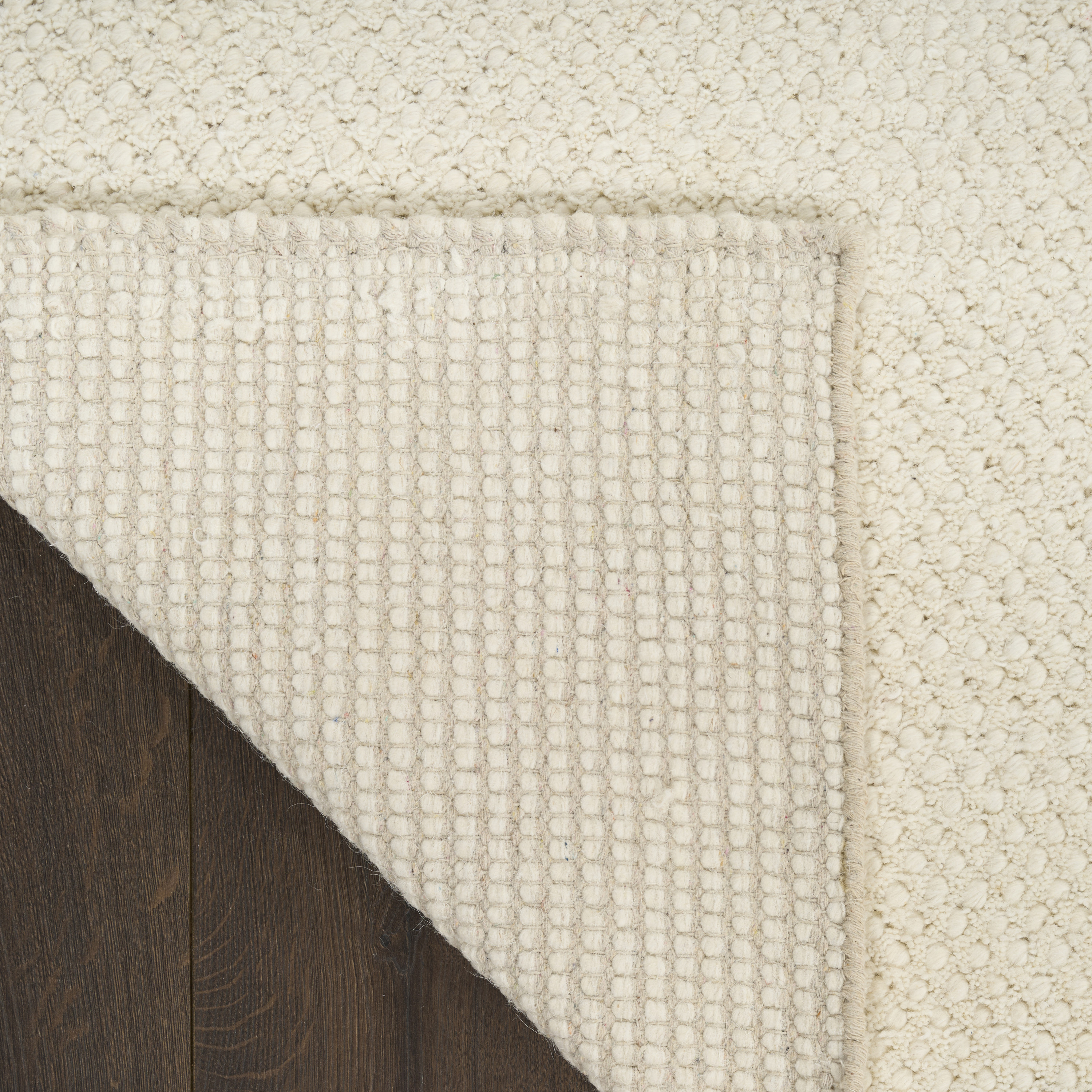 DKNY Pure Rows 8' x 10' Ivory Farmhouse Indoor Rug