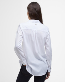 Glades Relaxed Long-Sleeved Shirt White/Gardenia
