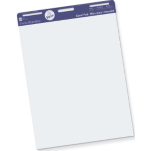 Easel Pad, Non-Adhesive, White, Unruled 27" x 34", 50 Sheets