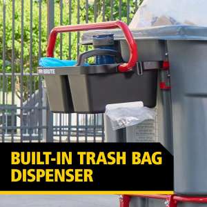 Rubbermaid Commercial, BRUTE Heavy Duty Plus, Tilt Truck, 13.5 cu ft, Gray