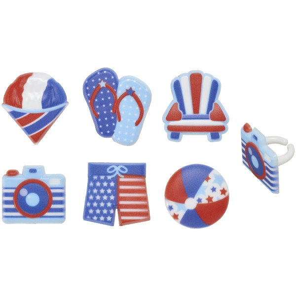 Summer Fun Cupcake Rings