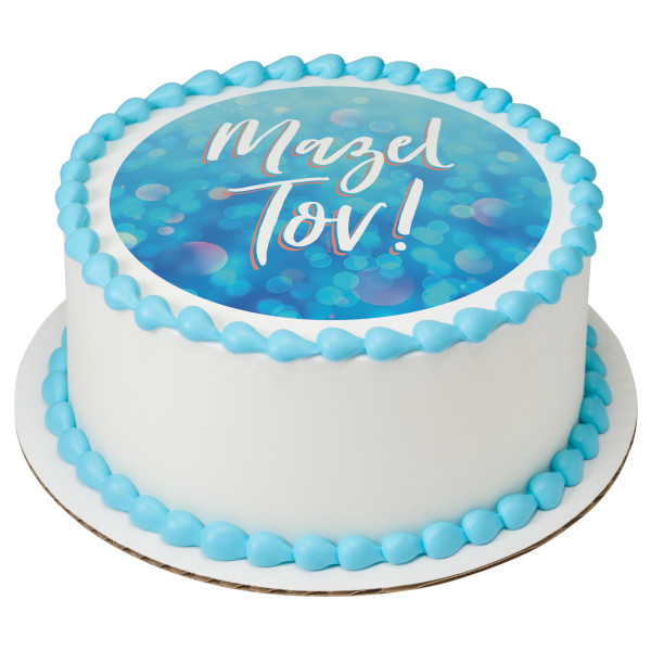 Mazel Tov PhotoCake® Edible Image®