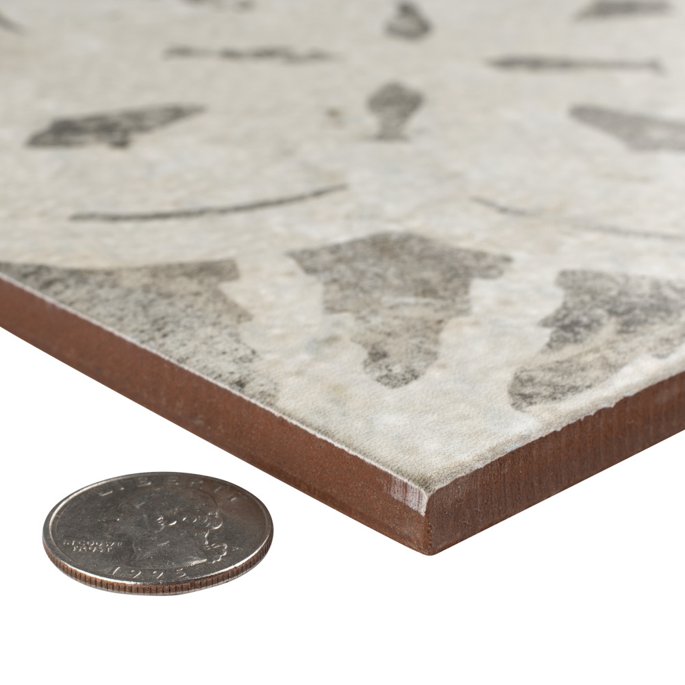 Kings Aurora Nero 17-5/8 in. x 17-5/8 in. Ceramic Floor and Wall Tile