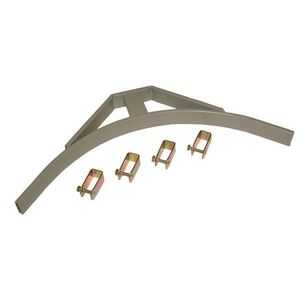 Cable Runway Corner Bracket, 15 in.W x 1.5 in.H x 15.48 in.L, Gray