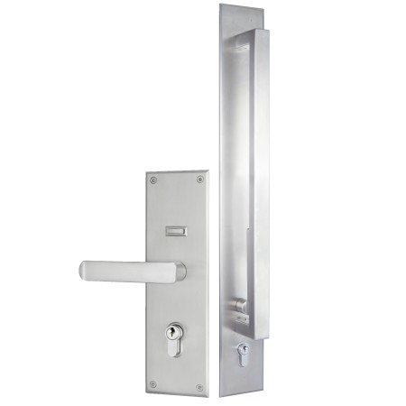 Trilock Omni Accent Allure Double Cylinder Pull Handle Entrance Set