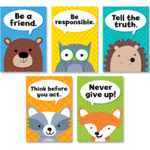 Woodland Friends Character Traits Inspire U&trade; 5-Poster Pack
