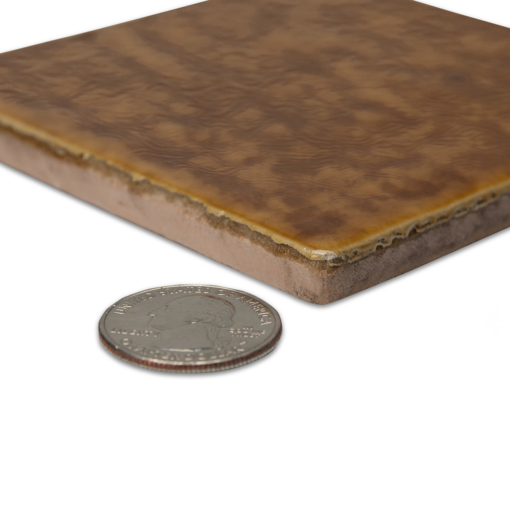 Menorca Rust 4 in. x 4 in. Ceramic Wall Tile