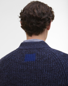 Bomber in maglia Paul Smith loves Barbour Navy