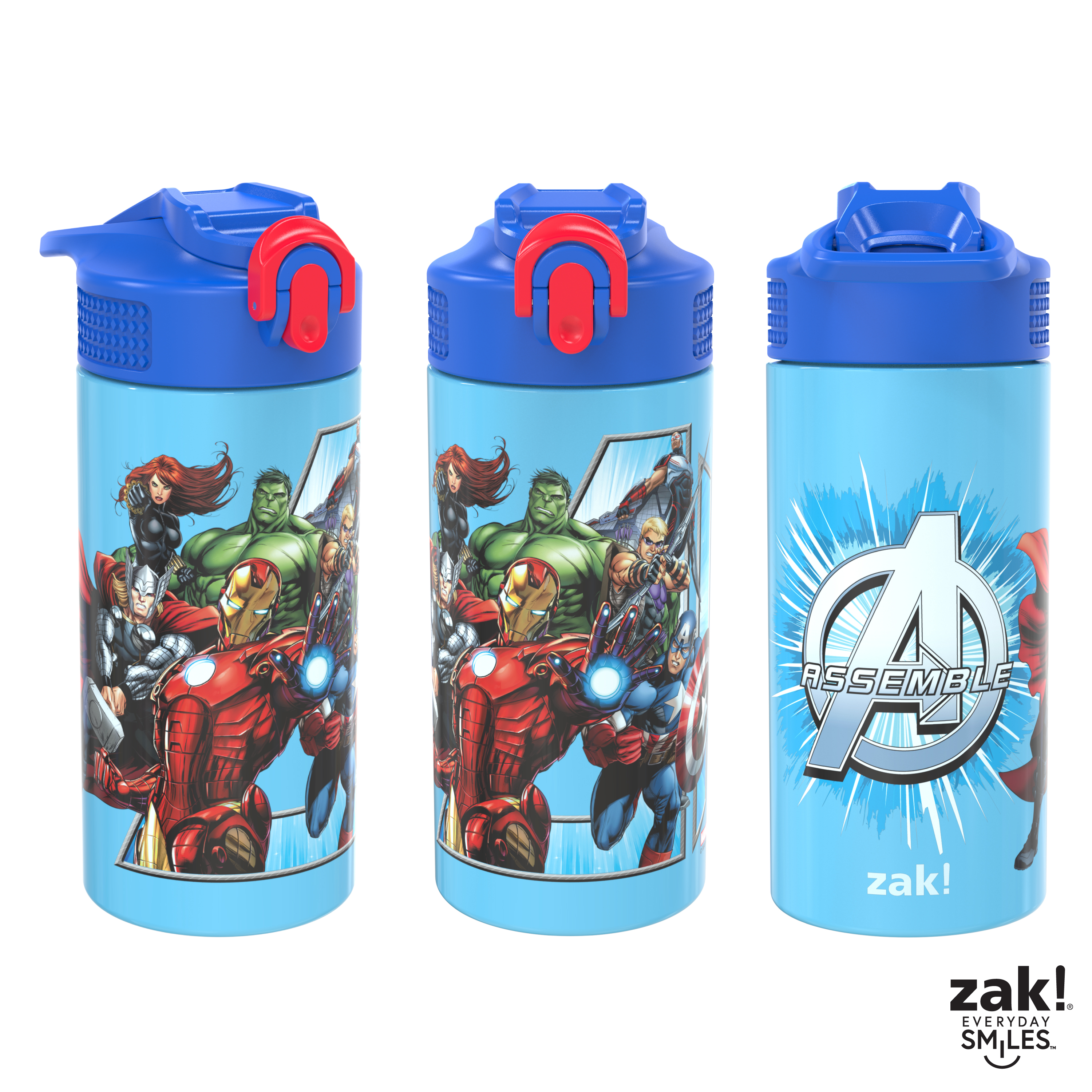 Marvel Comics 14 ounce Stainless Steel Vacuum Insulated Water Bottle, The Avengers slideshow image 3