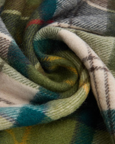 Serena Tartan Lambswool Scarf 