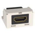 Mini-Com® HDMI® Coupler Module, Off White