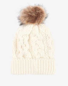 Penshaw Cable-Knit Beanie Cloud