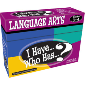 I Have, Who Has Language Arts Game, Grade 3-4