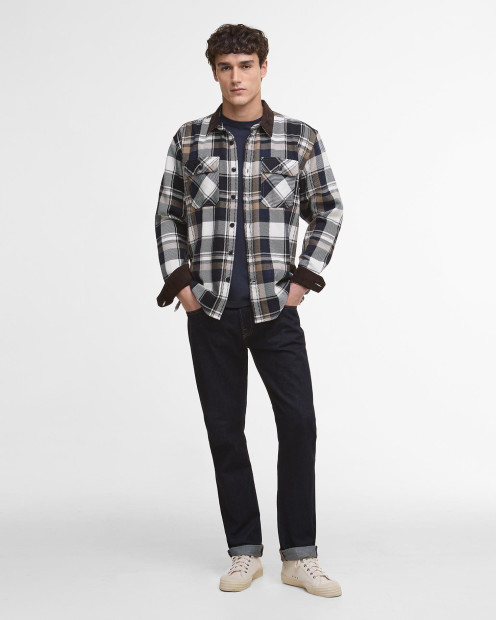 Camicia Grasmoor a maniche lunghe dalla vestibilità comoda Navy