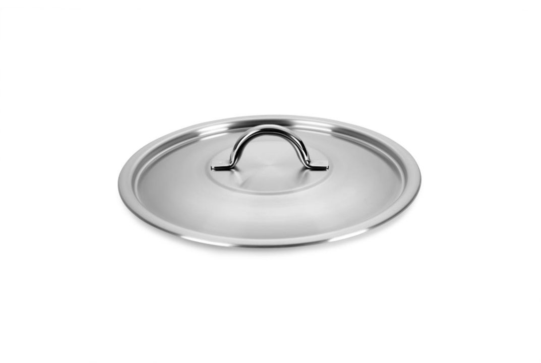 Top Line lid 20 centimeter stainless steel in satin finish