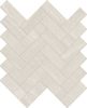 Cascade White 1×4 Herringbone Matte Mosaic